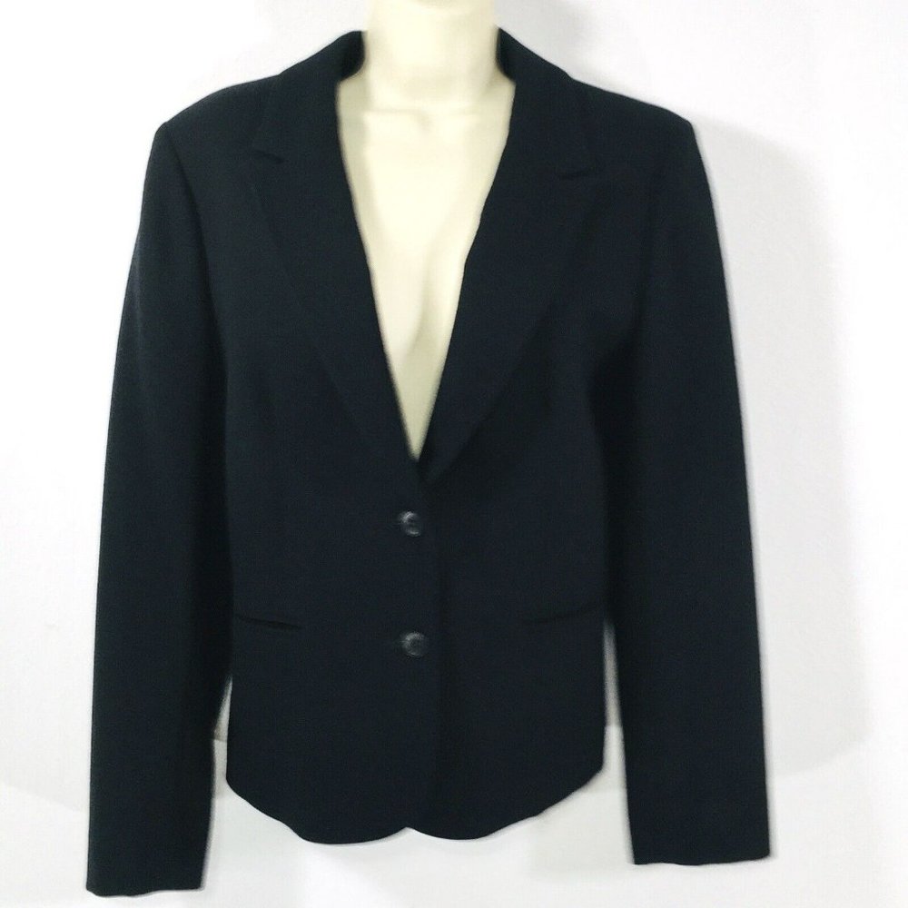 Classic Vintage Pendleton Womens Two Button Blazer Sz 12-14Made in USA 100% Wool